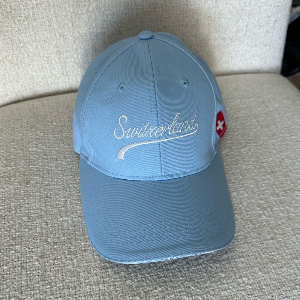 Switzerland Blue & white Cap